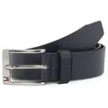 Produktbild: Tommy Hilfiger Ledergürtel New Aly Belt 3,5 cm breit mit quadratischer Logo-Metallschnalle blau 85