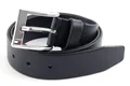 Produktbild: Tommy Hilfiger Herren Gürtel New Aly Belt Ledergürtel, Blau (Midnight), 85 cm