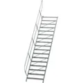 Produktbild: MUNK Aluminium-Treppe Stufen 45° 17 Stufen