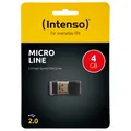 Produktbild: kQ Intenso 4GB USB Stick Micro Line mini USB flash drive 4 GB Speicher schwarz