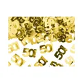 Produktbild: Konfetti Zahl 50 2x1cm 15g - Zahlenkonfetti für Geburtstag Jubiläum goldene Hochzeit - Streudeko Tischkonfetti - Tischdeko - Confetti - Gold