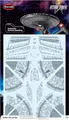 Produktbild: Star Trek - Strange New Worlds - U.S.S. Enterprise Azteken-Aufkleber für Modell POL999 (MKA058)