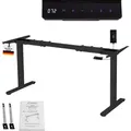 Produktbild: Albatros höhenverstellbares Schreibtisch Tischgestell elektrisch | LIFT S5 Schwarz | Gestell, Tischbeine, Tischfüße Metall | Display | 120Kg bel...