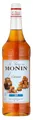 Produktbild: Monin Sirup Karamell Zuckerfrei (1 x 1,0l) - kalorienarmer Geschmack für Kaffee, Desserts und Cocktails - ohne Zucker