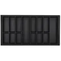 Produktbild: Orga-box - Vii Besteckeinsatz Besteckkasten Schwarz 1000 Mm Mit Softtouch Oberfläche