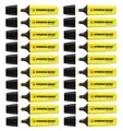 Produktbild: 20 x Stabilo Textmarker Leuchtmarker Original Boss 2 - 5 mm, gelb