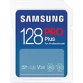 Produktbild: Samsung SD-Karte PRO Plus (2023), 128GB, bis 180 MB/s, SDXC, mit V30 und UHS-I U3