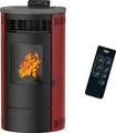 Produktbild: Luft-Pelletofen Flavia 9,5 kW Sannover Bordeaux