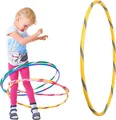 Produktbild: Bunter Kinder Hula Hoop für kleine Profis, Ø70cm, Gelb-Grau
