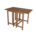Produktbild: DEGAMO Doppel Klappentisch 107x65x74cm rechteckig, Eukalyptus geölt