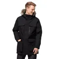 Produktbild: Jack Wolfskin Parka Glacier Bay (wasser- und winddicht, PFC-frei, sehr warm) schwarz Herren, Größe: XL