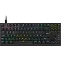 Produktbild: Corsair K60 PRO, Kabelgebunden, USB, Optomechanischer Schlüsselschalter, QWERTZ, RGB-LED, Schwarz - Schwarz