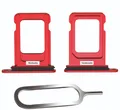 Produktbild: iPHONE 12 SIM KARTEN HALTER TRAY ADAPTER FACH STECKER SLOT CARD PRODUCT RED ROT