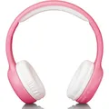 Produktbild: Lenco HPB-110 - Kids Bluetooth Kopfhörer mit Stickern - Over-Ear Kopfhörer -pink