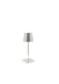Produktbild: Zafferano Poldina Pro Mini Kabellose LED-Tischlampe Aufladbar - Dimmbare Touch Akku Lampe mit Galvanischem Finish - Lichtfarbtemp. 2700-3000K - Aluminium H30 (Glänzend Chrom)