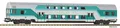 Produktbild: PIKO 53109 Doppelstock Steuerwagen DBmq 776 DR, Ep. IV HO Neu/OVP