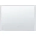 Produktbild: Beliani Badspiegel, Silber, Kunststoff, Rechteckig, 80x60x4 cm, Badezimmer, Badezimmerspiegel, Badspiegel
