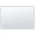 Produktbild: Beliani - Badspiegel Silber / Transparent 80 X 60 Cm Mit Led Beleuchtung Rechteckig Elegant Modern