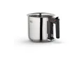 Produktbild: KHG Simmertopf Milchtopf 16 cm, Doppelwandig mit Grifföffnung, Edelstahl, 1,5 Liter Innenskala, Wasserbad-Prinzip, alle Herdarten auch Induktion