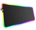 Produktbild: Hcman RGB Gaming Mauspad XXL - 800x300mm Mousepad mit Rutschfester Gummibasis, 7 LED Farben, 10 Beleuchtungs Modi Mouse Pad für Computer PC Professionelle Gamer(Schwarz)