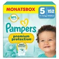 Produktbild: Pampers Windeln Monatsbox premium protection Größe Gr.5 (11-16 kg) für Babys und Kleinkinder, 152 St.