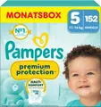 Produktbild: Pampers Premium Protection Größe 5, 152 Windeln, 11kg-16kg, Doppelter Schutz für