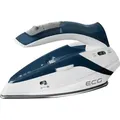 Produktbild: ECG NZ 210 Travel | Dampfbügeleisen | Reisebügeleisen | Bügeln mit und ohne Dampf | 1100 W | - Blau/Weiß