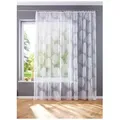 Produktbild: Gardinenbox Bogenstore (1 St), Kräuselband, transparent, Store Jacquard Fabio Kräuselband Transparent Voile 13143 weiß 300 cm x 245 cm