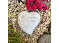 Produktbild: Radami Gartenfigur Grabherz Gedenkstein - Wir vermissen Dich - Grabschmuck Grabdeko Traue