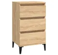 Produktbild: vidaXL Nachtkommode, Nachttisch Sonoma-Eiche 40x35x70 cm Holzwerkstoff