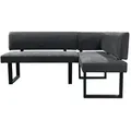 Produktbild: by Living Sitzbank  Vancouver , schwarz , Maße (cm): B: 181,5 H: 86