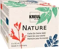 Produktbild: KREUL 49440 - Nature Set, 4 x 50 ml, wasserbasierte Farbe, aus nachhaltigen, nat