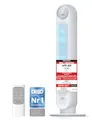 Produktbild: Dreo 20dB Leiser Turmventilator, 10 m Wurfweite 4 Geschwindigstufen 4 Modi 8 Std. Timer 90° oszillierende Ventilator mit Kühlung Fernbedienung für Schlafzimmer, Nomad One, Weiß