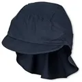 Produktbild: Sterntaler® Beanie Sterntaler® Schirmmütze mit Nackenschutz Basic 50+ (1-St) Kindermütze mit Schirm aus UV-Popeline unifarben 51 cm
