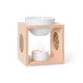 Produktbild: Primavera Aroma Duftlampe Balance - Aromadiffuser, Duftkerze, Raumduft - Handgemacht, Keramik, Buchenholz - für 100% naturreine ätherische Öle und Duftmischungen- Aromatherapie