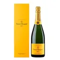 Produktbild: Veuve Clicquot Yellow Label Brut Champagner, 75cl, in Geschenkbox | Ikone aus der Champagne | Kraftvoll, frisch & elegant | Goldgelb, feine Perlage | Fruchtig, Vanille & Brioche