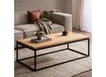 Produktbild: Couchtisch Akazie Massivholz 120cm Wohnzimmertisch rechteckig Industrial Design