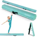 Produktbild: ZERRO Schwebebalken für Zuhause Kinder, 270cm Balken Turnen Faltbare, Turnbalken Gymnastik Balance, Grün