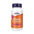Produktbild: Now Foods Vitamin D3 and K2 - 1000IU/45mcg (120) (236,25 EUR/kg)