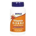 Produktbild: Now Foods Vitamin D3 1000 IU und K2 45 µg 120 Kapseln