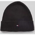 Produktbild: Tommy Hilfiger Mütze aus Baumwoll-Kaschmir-Mix in Black, Größe 1