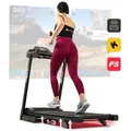 Produktbild: Hop-Sport Laufband HS-1000LB Grau, Laufband klappbar & elektrisch für Zuhause - bis 14 km/h, mit 12 Programmen, 2PS Motor und Bluetooth, bis zu 15... - Grau