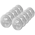 Produktbild: GP Knopfzelle CR 2032 3 V 10 St.  Lithium GPCR2032STD900C10