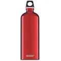 Produktbild: Sigg Trinkflasche SIGG Alutrinkflasche 'Traveller' verschiedene Farben wählbar, Leichte Aluminium-Trinkflasche für unterwegs rot 1000 ml