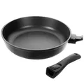 Produktbild: 4BIG.fun Bratpfanne 24 cm Pfanne mit Antihaftbeschichtung abnehmbarer Griff Universalpfanne für alle Herdarten inkl. Induktion Spülmaschinengeeignet