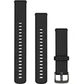 Produktbild: Silikonarmband - Garmin 18 mm Anschluss - Black / Slate