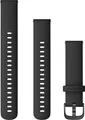 Produktbild: Garmin Ersatzarmband 18mm Silikon Schwarz Schiefergraue Teile Verstellbar NEU
