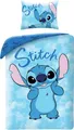 Produktbild: Stitch Bettbezug Blue smile 140 x 200 cm - 70 x 90 cm - Baumwolle