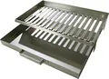 Produktbild: Buschbeck Grill Zubehör, Feuerrost mit Aschepfanne, edelstahl, 30 x 46 x 9 cm, 90013.000