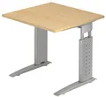 Produktbild: HAMMERBACHER höhenverstellbarer Schreibtisch VUS08/3/S ahorn